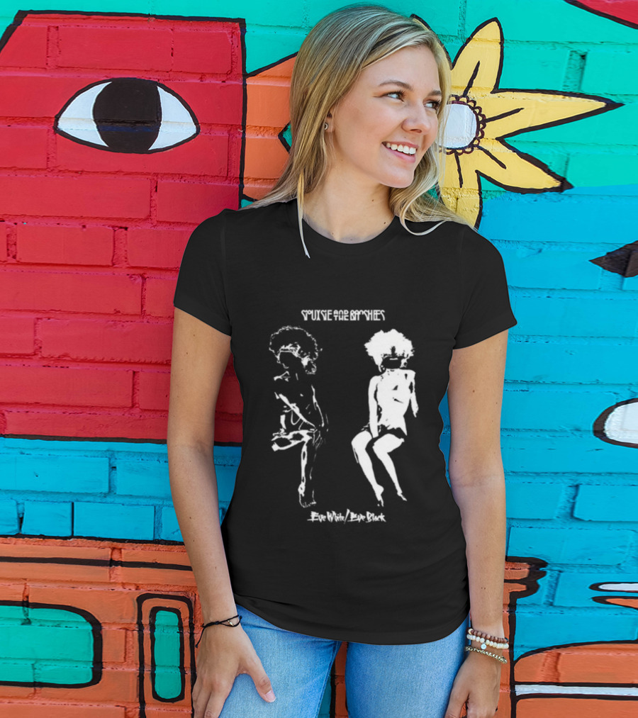 Siouxsie And The Banshees Eve White Eve Black T-Shirt