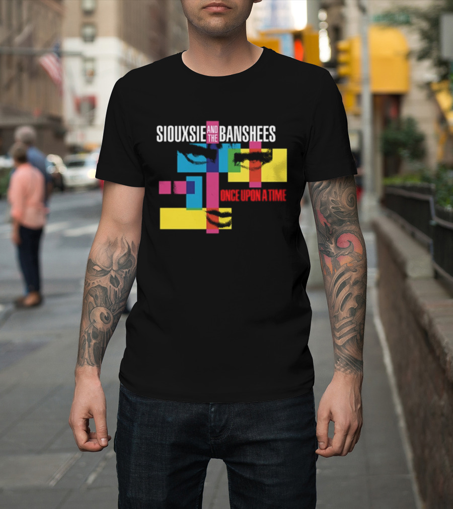 Siouxsie And The Banshees Once Upon A Time 2026 Multicolor Blocks T-Shirt