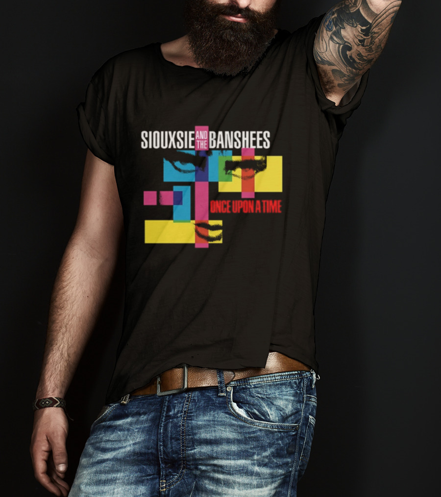 Siouxsie And The Banshees Once Upon A Time 2026 Multicolor Blocks T-Shirt