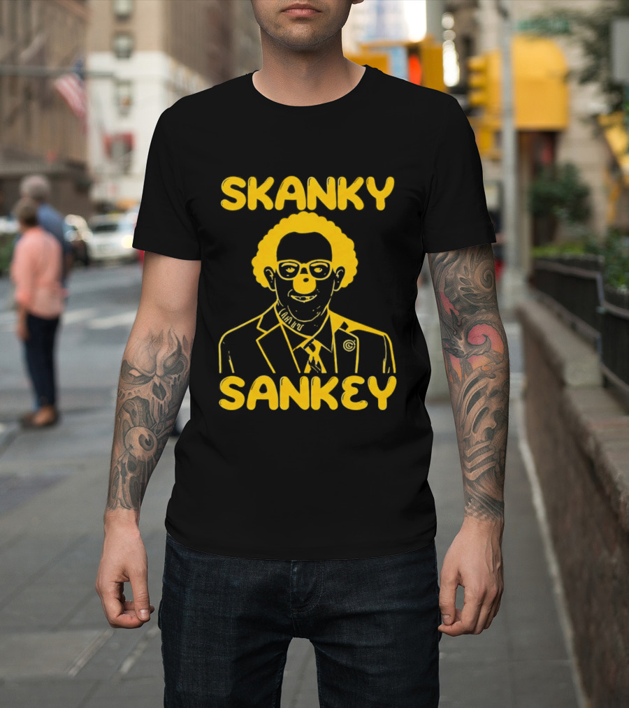Skanky Sankey LSU Basketball Fan Joke T-Shirt