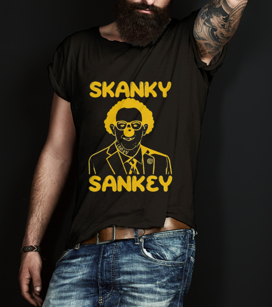 Skanky Sankey LSU Basketball Fan Joke T-Shirt