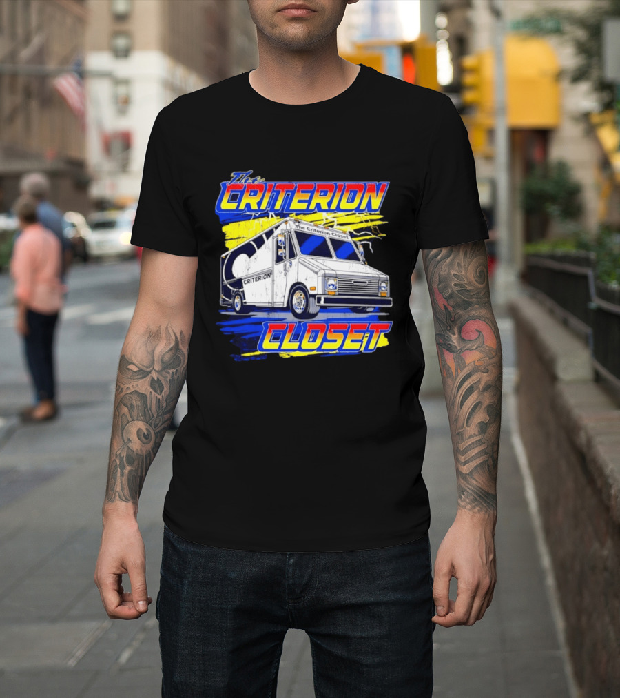 The Criterion Closet Film Movies Cinema Criterion Truck T-Shirt
