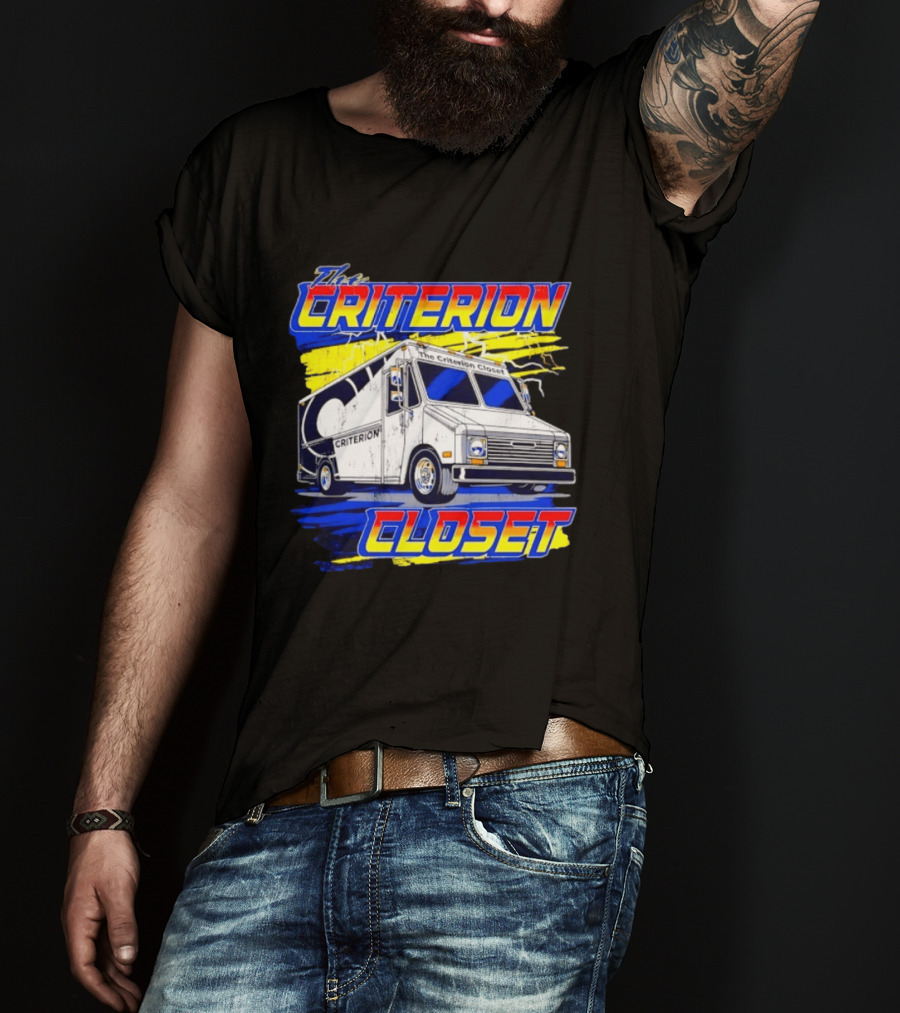 The Criterion Closet Film Movies Cinema Criterion Truck T-Shirt
