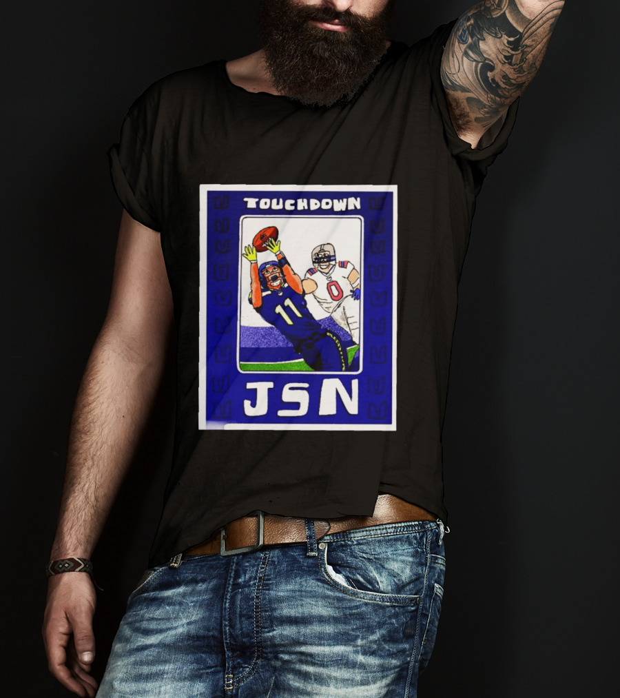 Touchdown JSN Jackson Smith Njigba Seattle Football Catch 11 T-Shirt