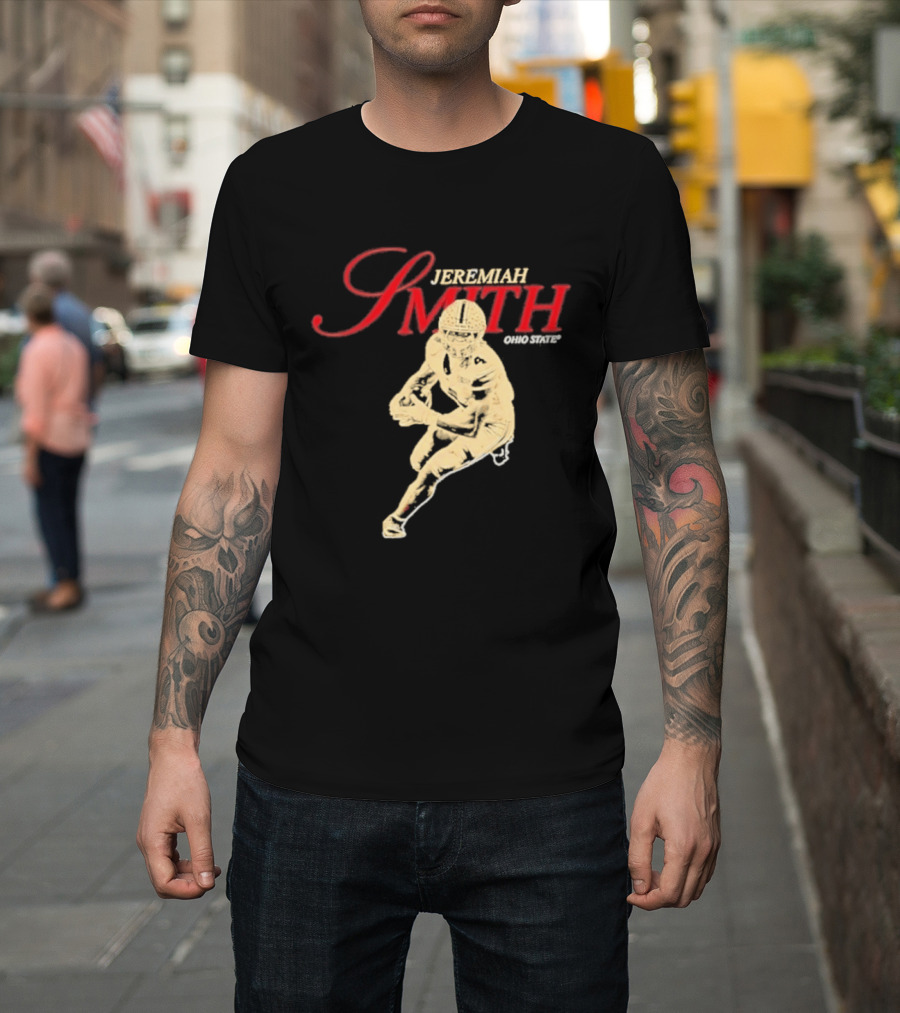 Jeremiah Smith Ohio State Buckeyes Football Athlete T-Shirt