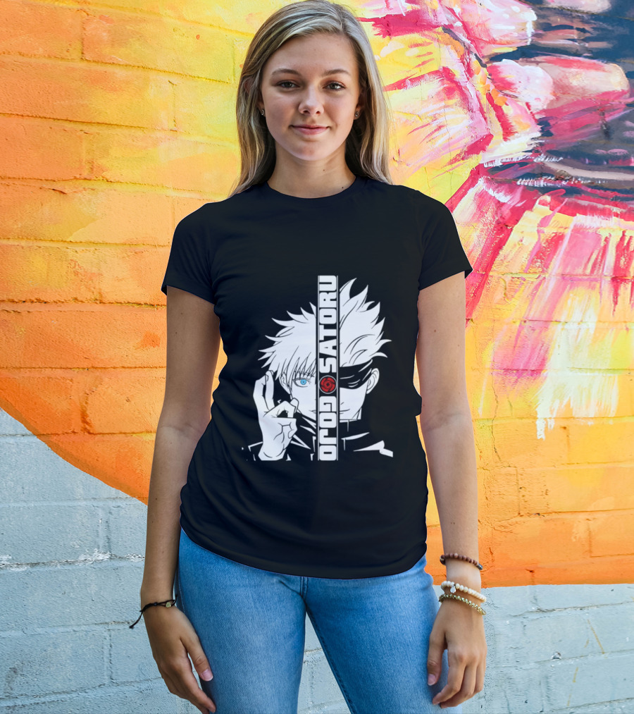 Satoru Gojo Mirror Six Eyes Limitless Jujutsu Kaisen Anime Fan T-Shirt
