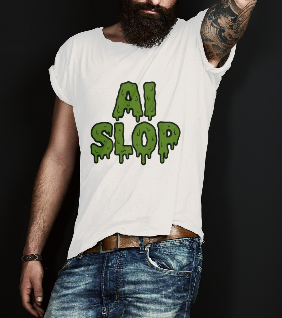AI Slop Dripping Goo T-Shirt