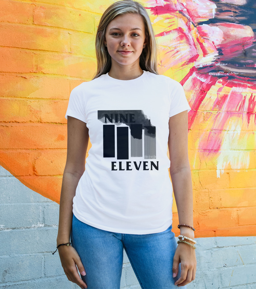 Nine Eleven Meep 9 11 Meme Dark Humor Towers Smoke T-Shirt