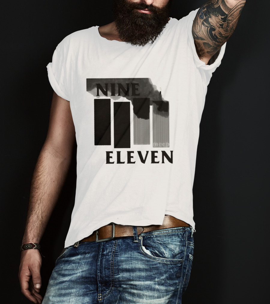 Nine Eleven Meep 9 11 Meme Dark Humor Towers Smoke T-Shirt