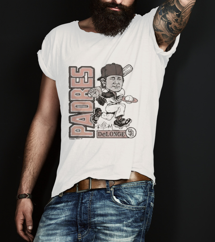 Tts Padres Homage Tom All Star Delonge Baseball Fan T-Shirt