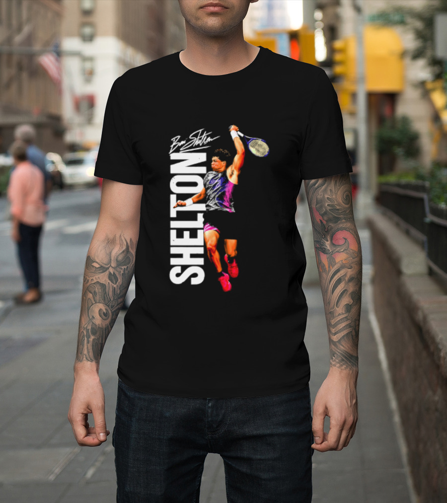 Ben Shelton Tennis Player Signature Art 2026 T-Shirt