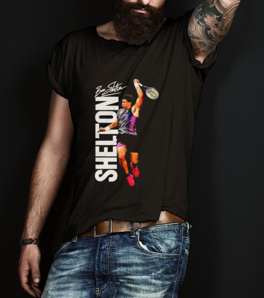 Ben Shelton Tennis Player Signature Art 2026 T-Shirt