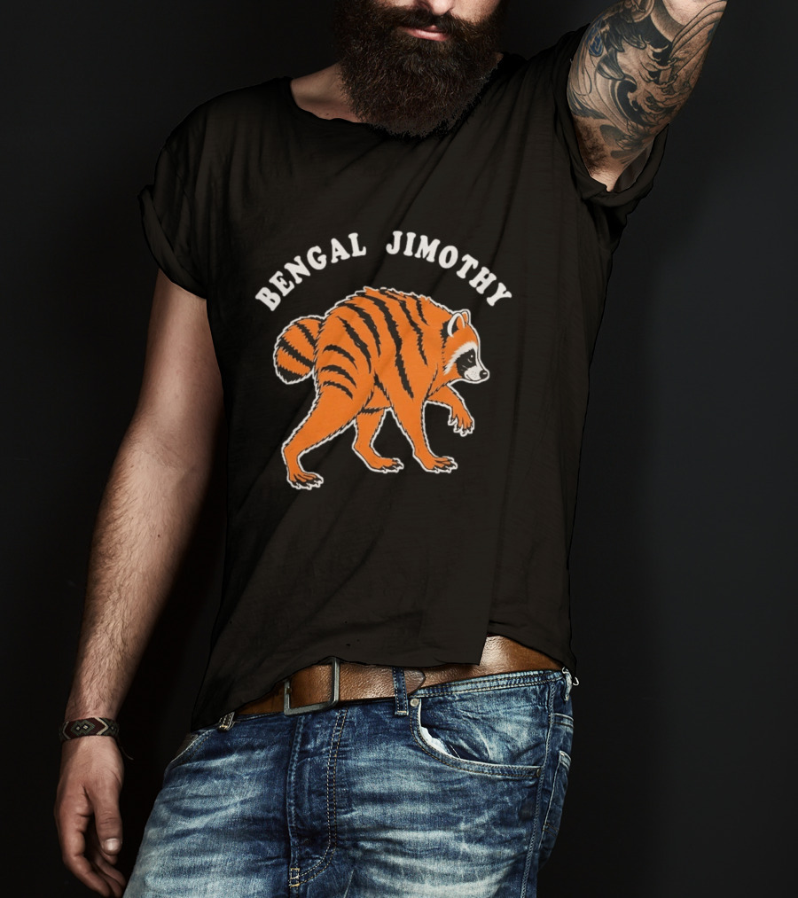 Bengal Jimothy Tiger Raccoon Creature T-Shirt