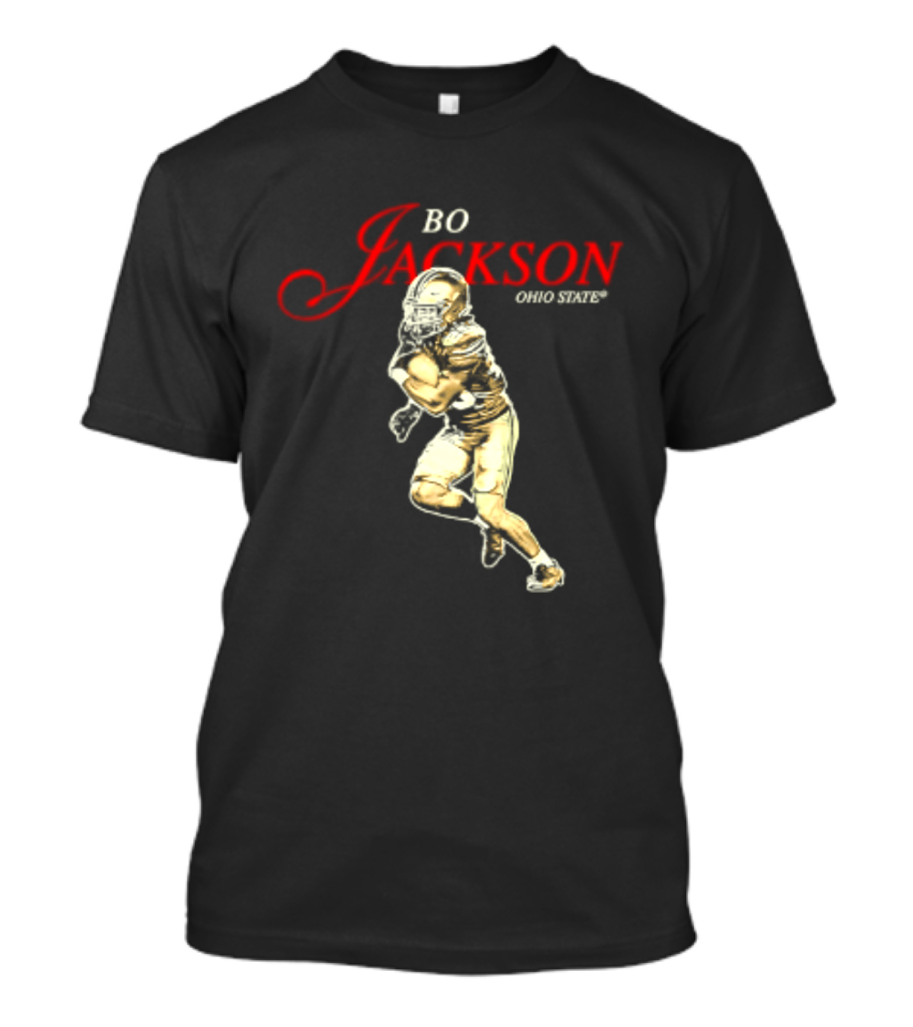 Bo Jackson 25 Ohio State Buckeyes NCAA Player T-Shirt