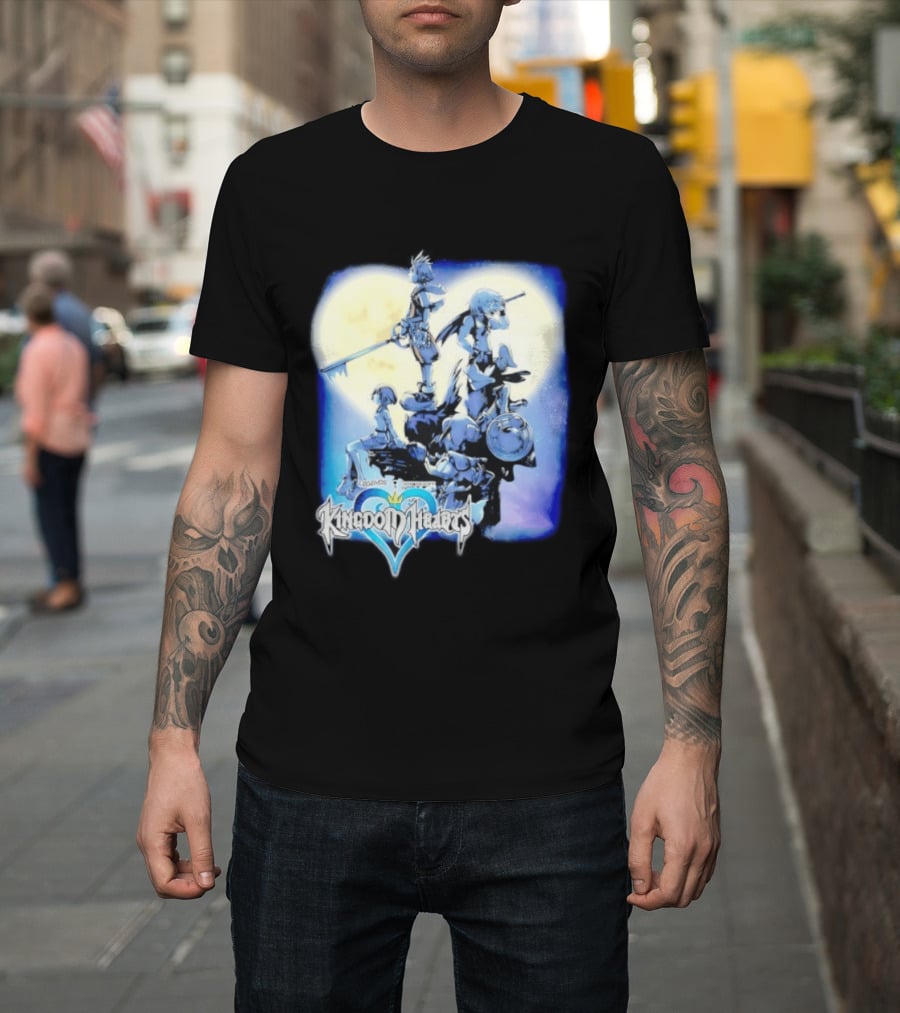 Kingdom Hearts Legends SquareSoft Sora Keyblade Moonlight T-Shirt