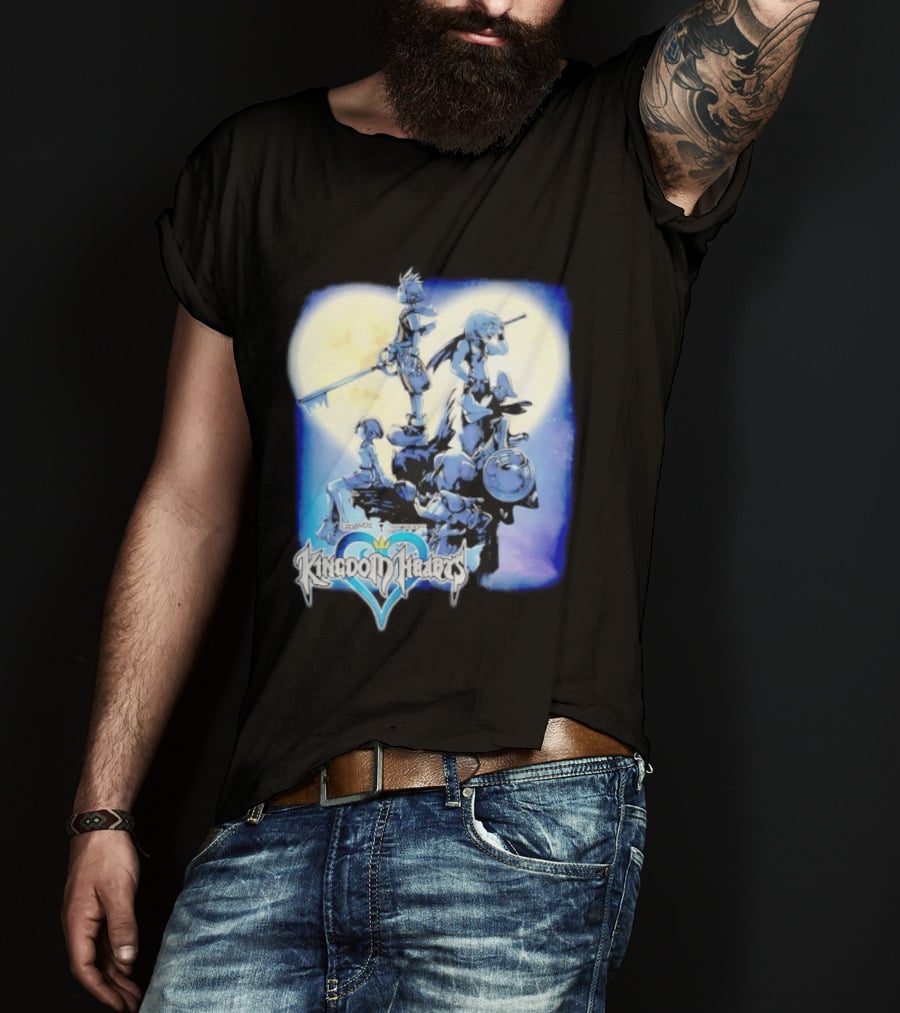 Kingdom Hearts Legends SquareSoft Sora Keyblade Moonlight T-Shirt