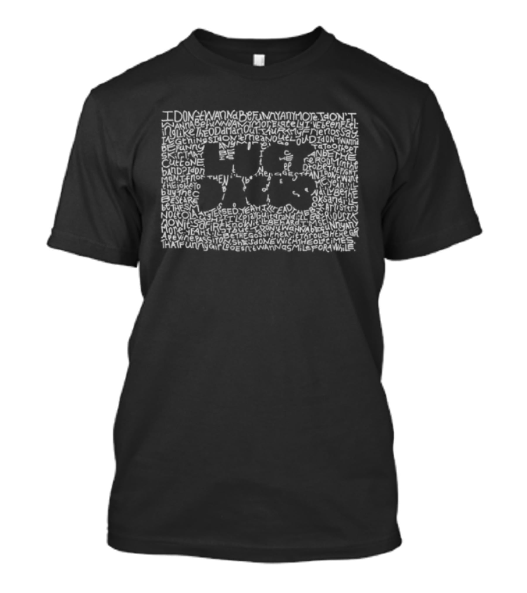 Lucy Dacus Store I Don't Wanna Be Distressed T-Shirt