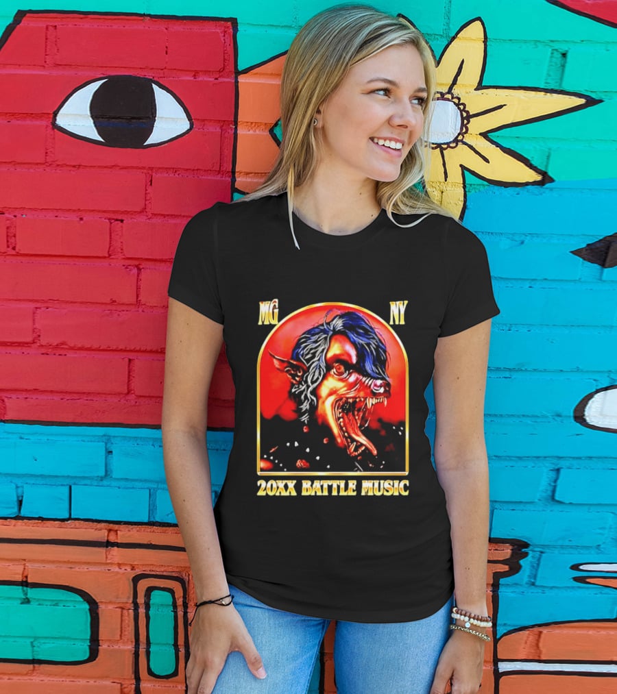 MG NY 20XX Battle Music Machine Gun Kelly Werewolf T-Shirt