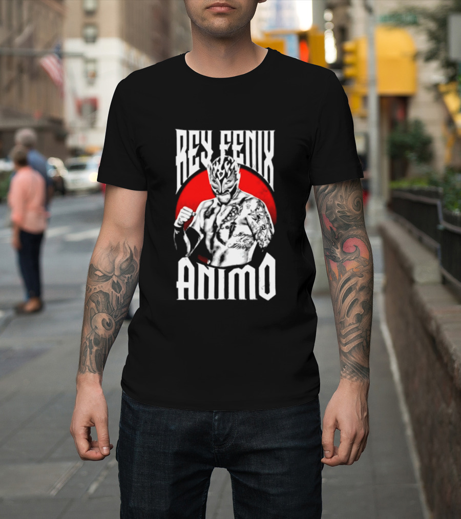 Rey Fenix Animo Lucha Libre AEW Wrestling Masked Fighter T-Shirt