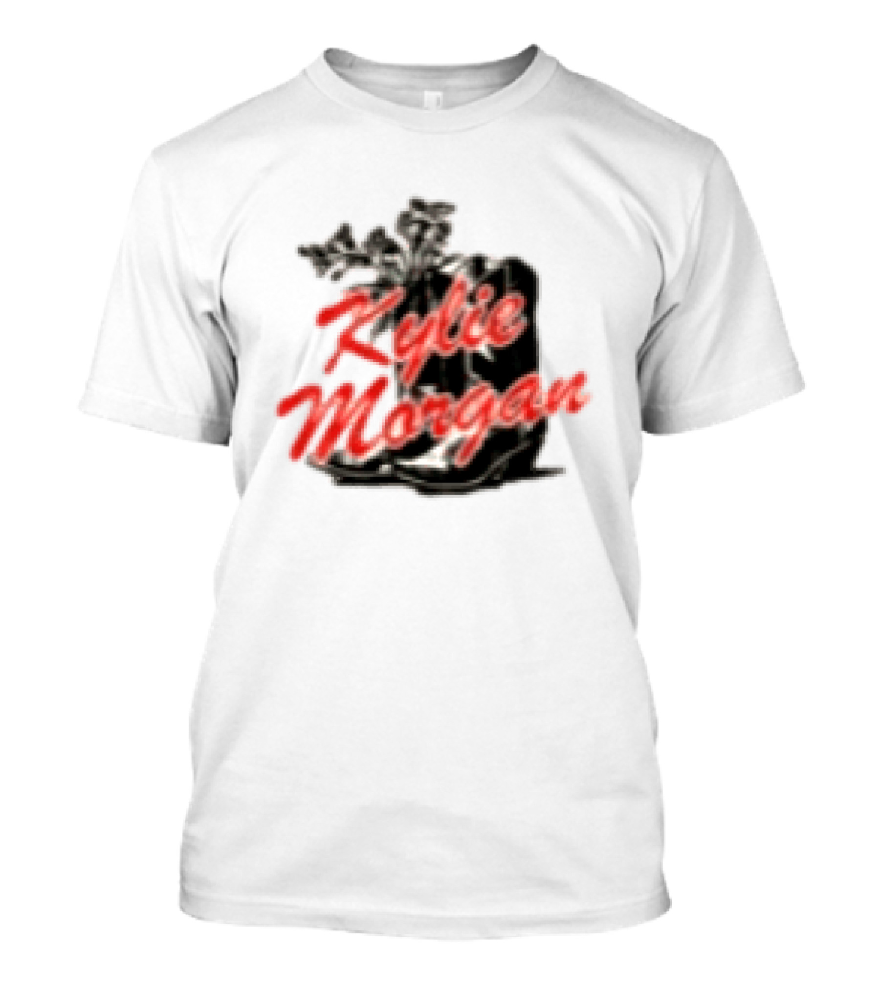 Kylie Morgan 1 800 Dump Him Boots Roses T-Shirt