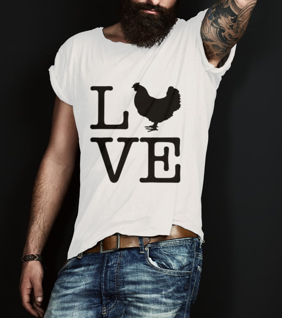 Dallas Cowboys Hunter Luepke Love Chicken LVE T-Shirt