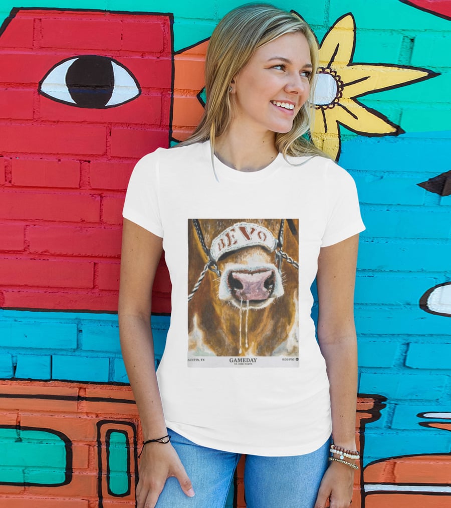 Texas Longhorns Bevo Vs Ohio State Austin TX Gameday 6:30 PM 2026 T-Shirt