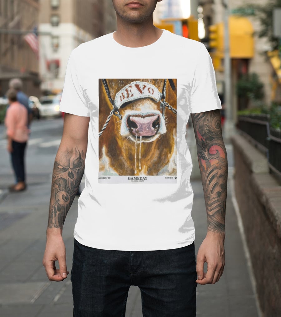 Texas Longhorns Bevo Vs Ohio State Austin TX Gameday 6:30 PM 2026 T-Shirt