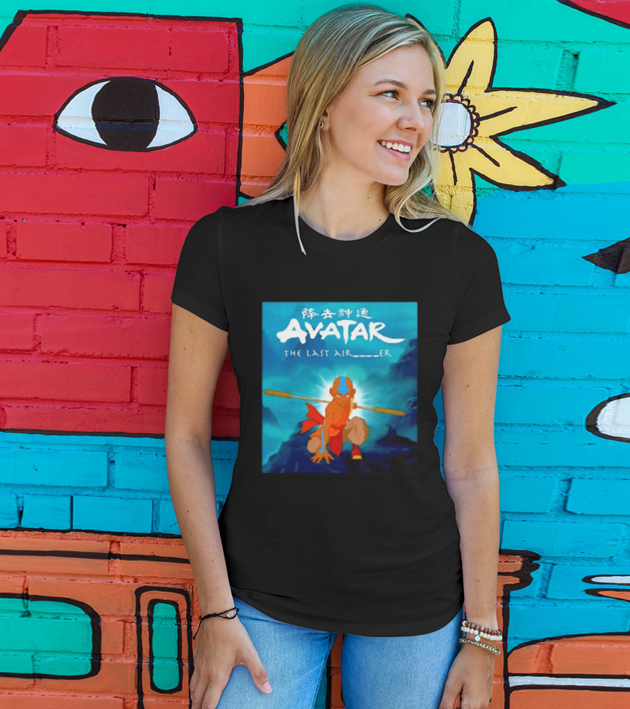 Avatar The Last Airbender Aang Nickelodeon Japanese T-Shirt