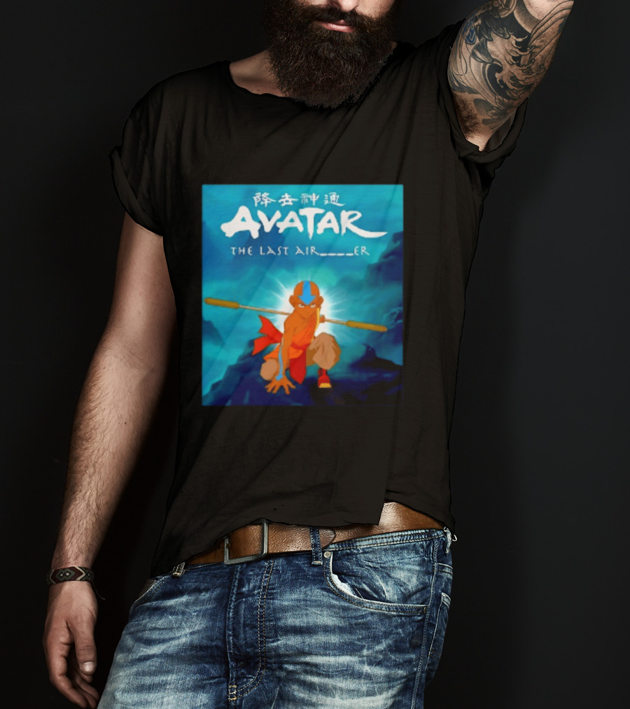 Avatar The Last Airbender Aang Nickelodeon Japanese T-Shirt