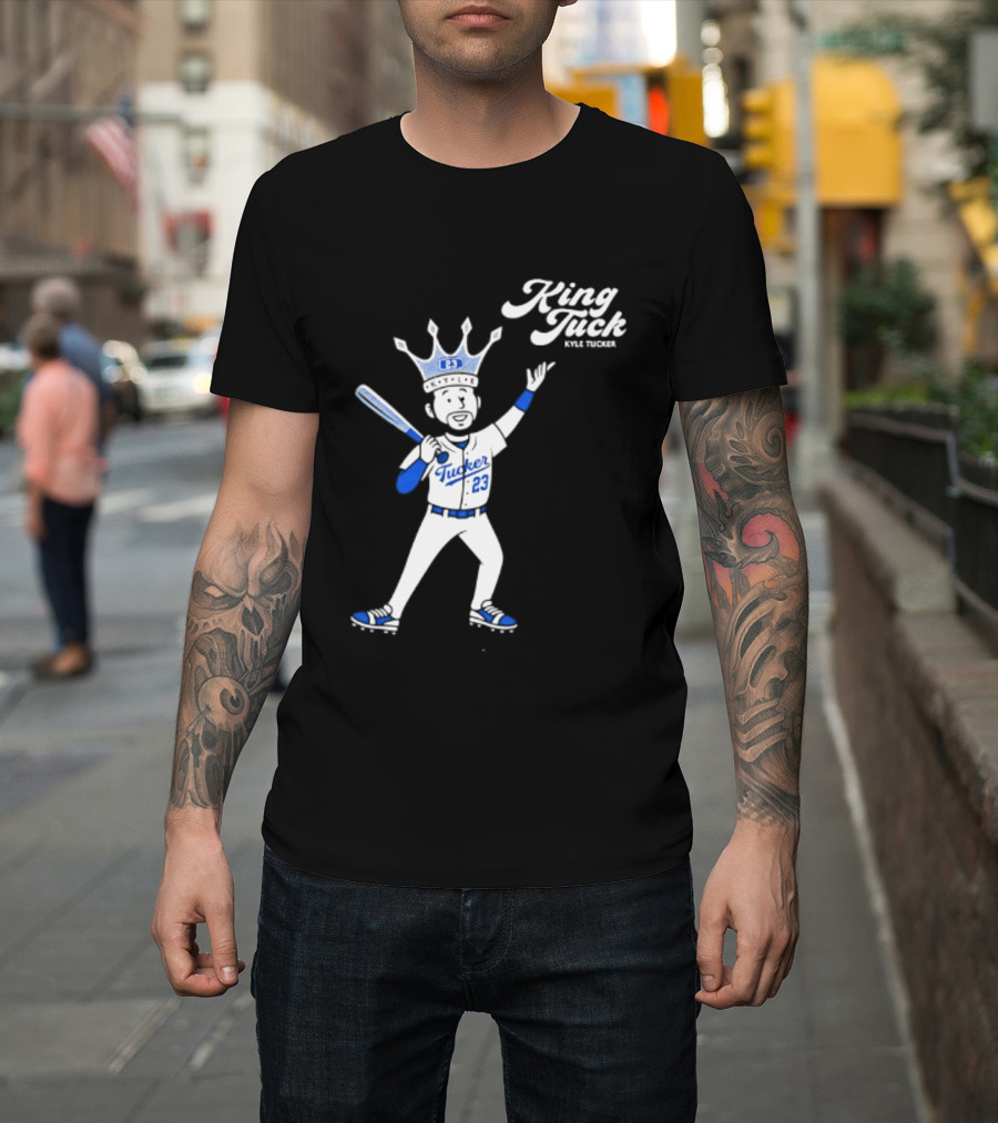 King Tuck Kyle Tucker 23 Baseball Crown And Bat T-Shirt