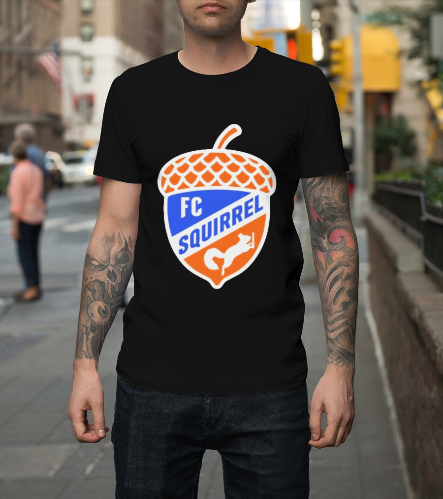 FC Squirrel Acorn Crest Cincinnati Soccer T-Shirt