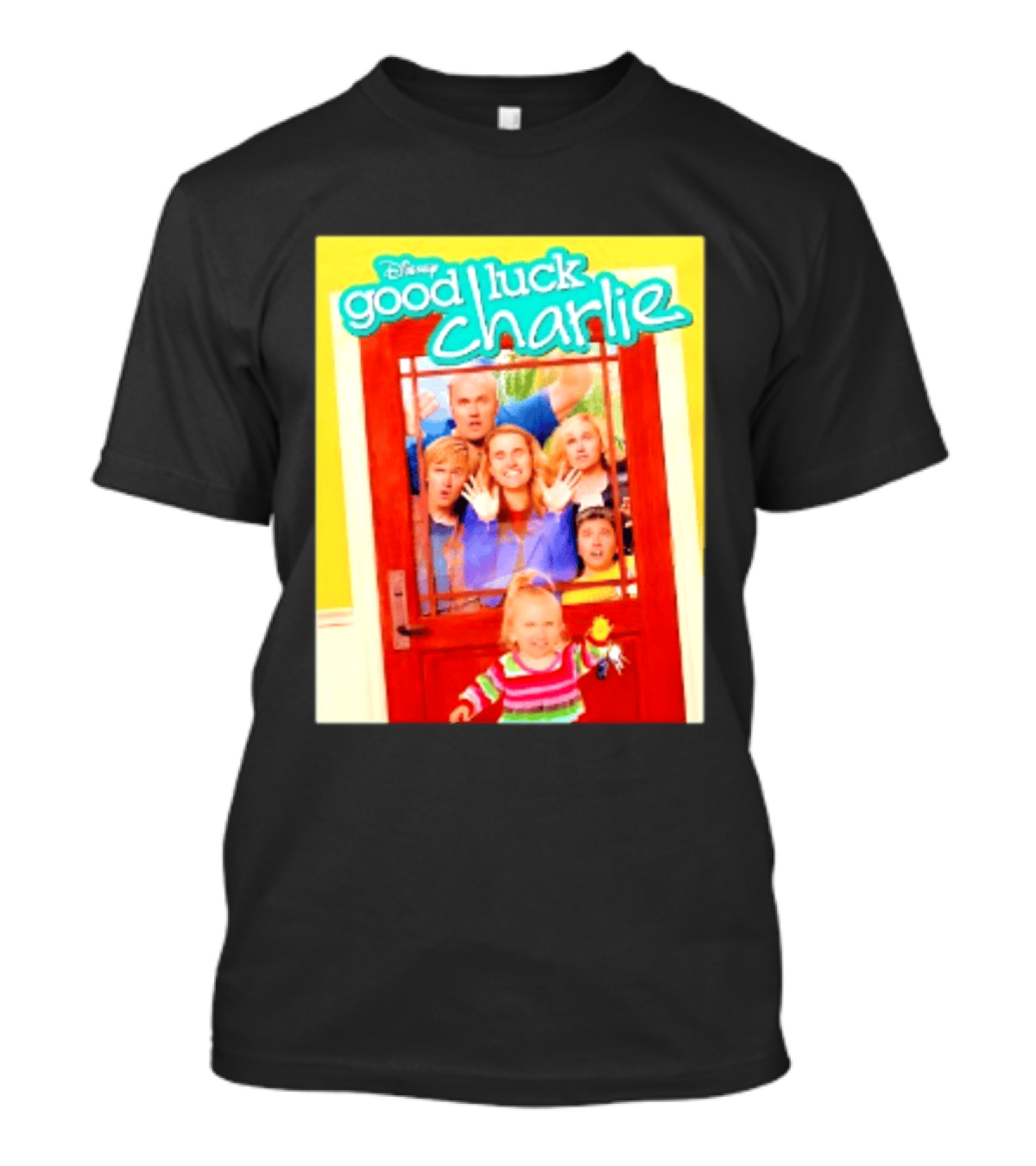 Disney Good Luck Charlie Family Door Scene T-Shirt