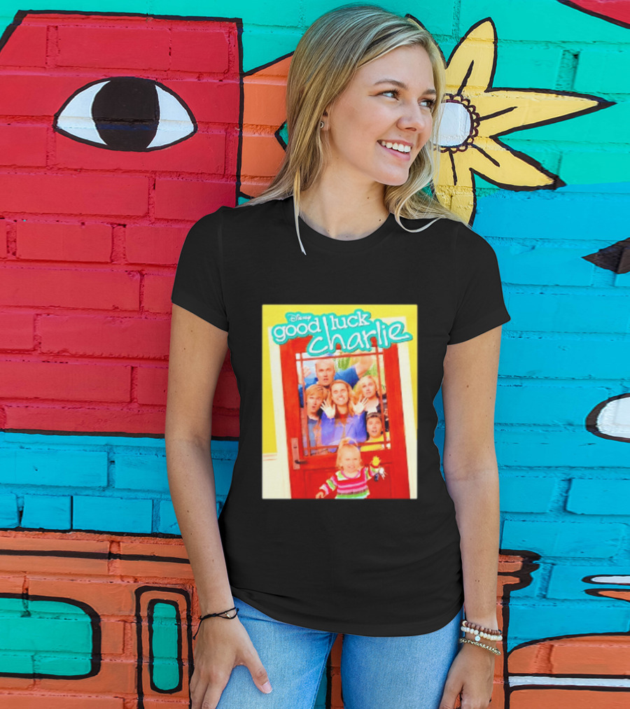 Disney Good Luck Charlie Family Door Scene T-Shirt