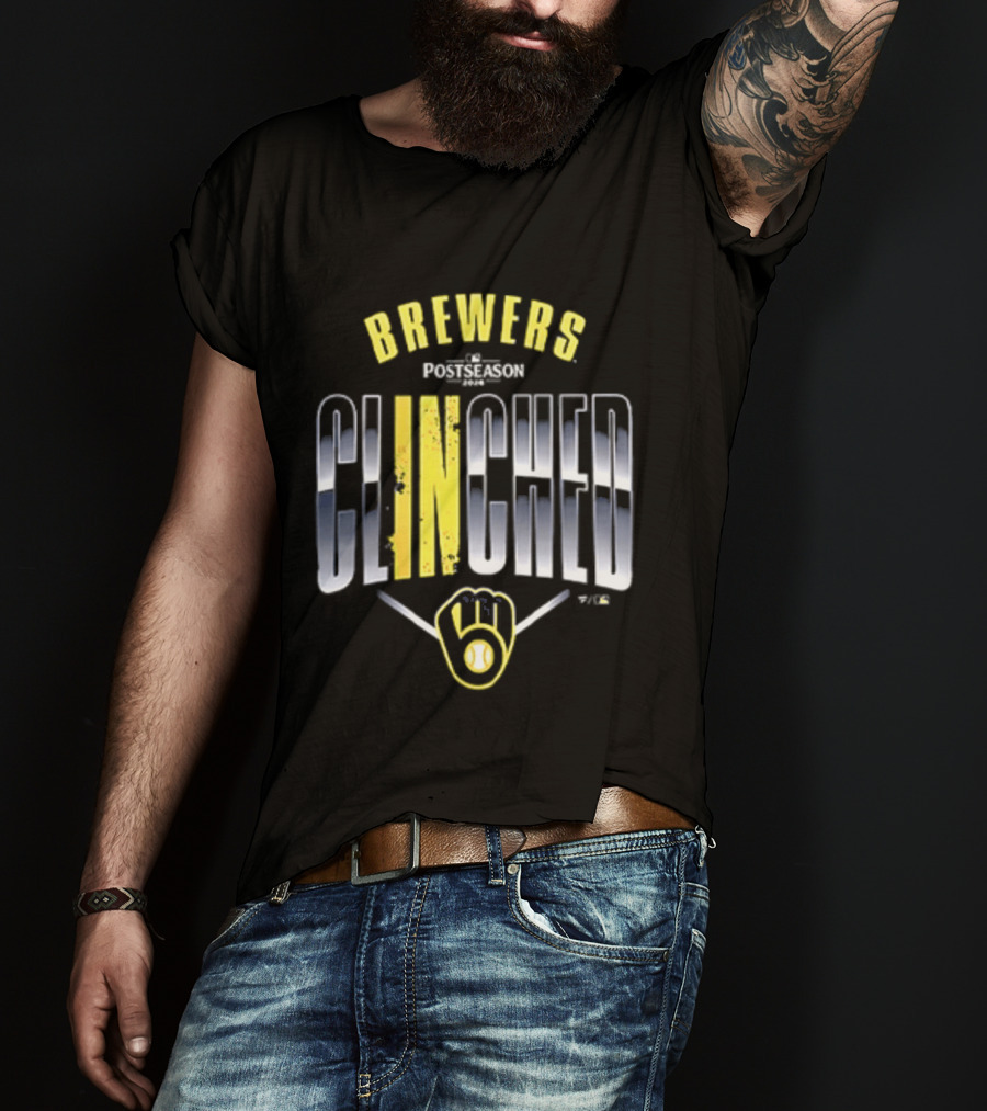 Brewers Postseason Clinched Milwaukee 2026 October Win Our Way T-Shirt