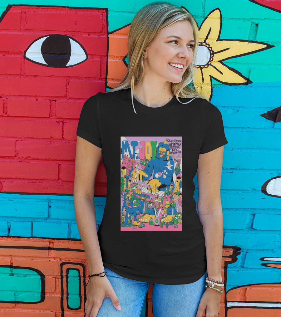MT. Joy Toronto September 12 2026 RBC Amphitheatre Concert With Colorful Fantasy Creature T-Shirt