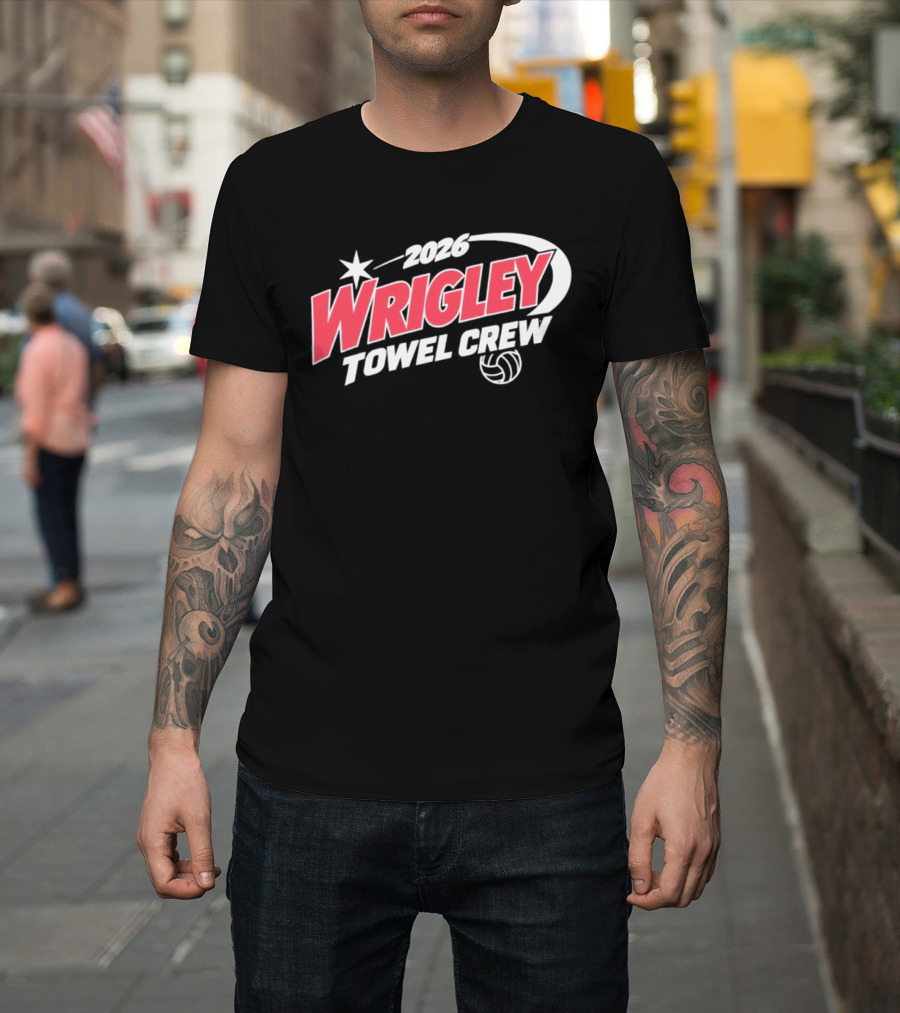 2026 Wrigley Towel Crew Volleyball Nebraska T-Shirt