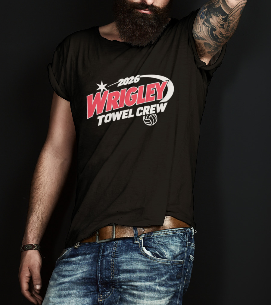 2026 Wrigley Towel Crew Volleyball Nebraska T-Shirt