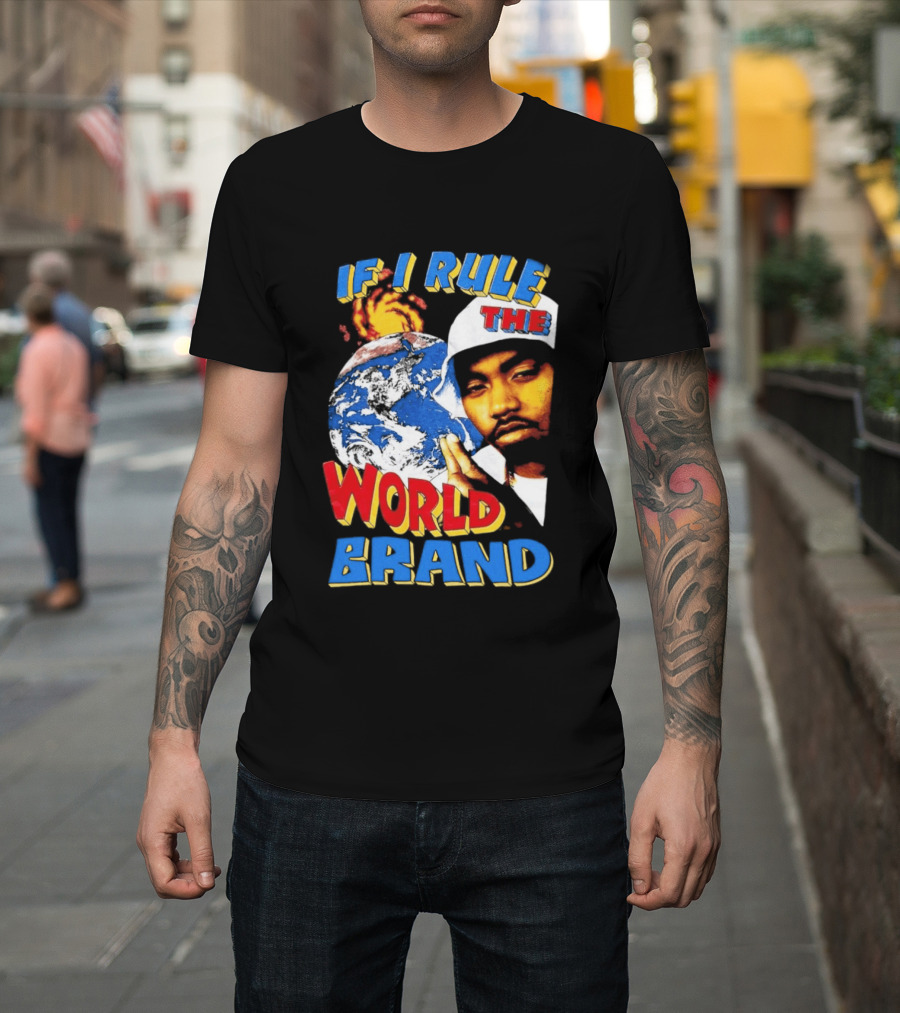 Nas If I Rule The World Hip Hop Earth Brand T-Shirt