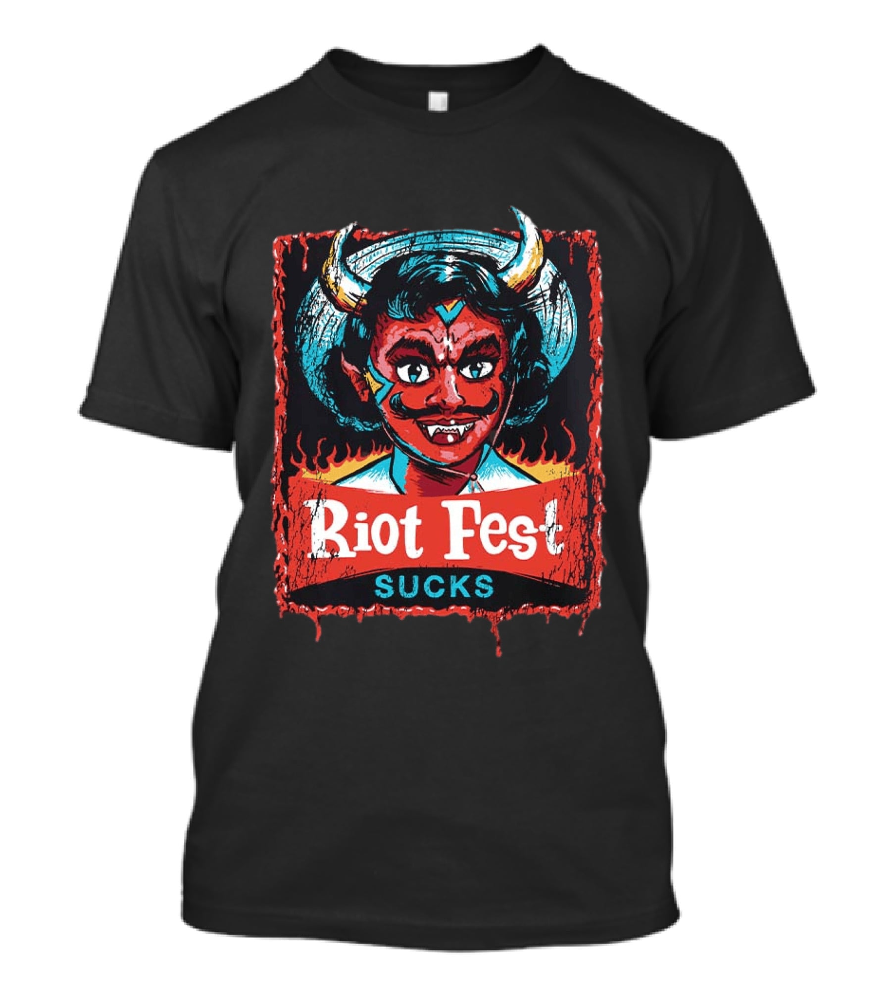 Riot Fest Sucks 2026 Chicago September 18 20 Little Devil Lineup Douglass Park T-Shirt