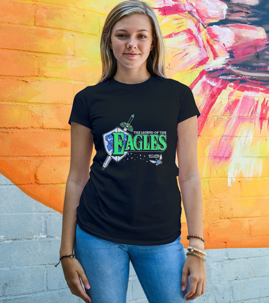 The Legend Of The Eagles Sword And Shield Adventure T-Shirt