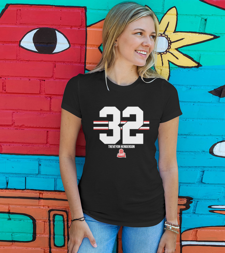 TreVeyon Henderson 32 Ohio State Buckeyes Legends T-Shirt
