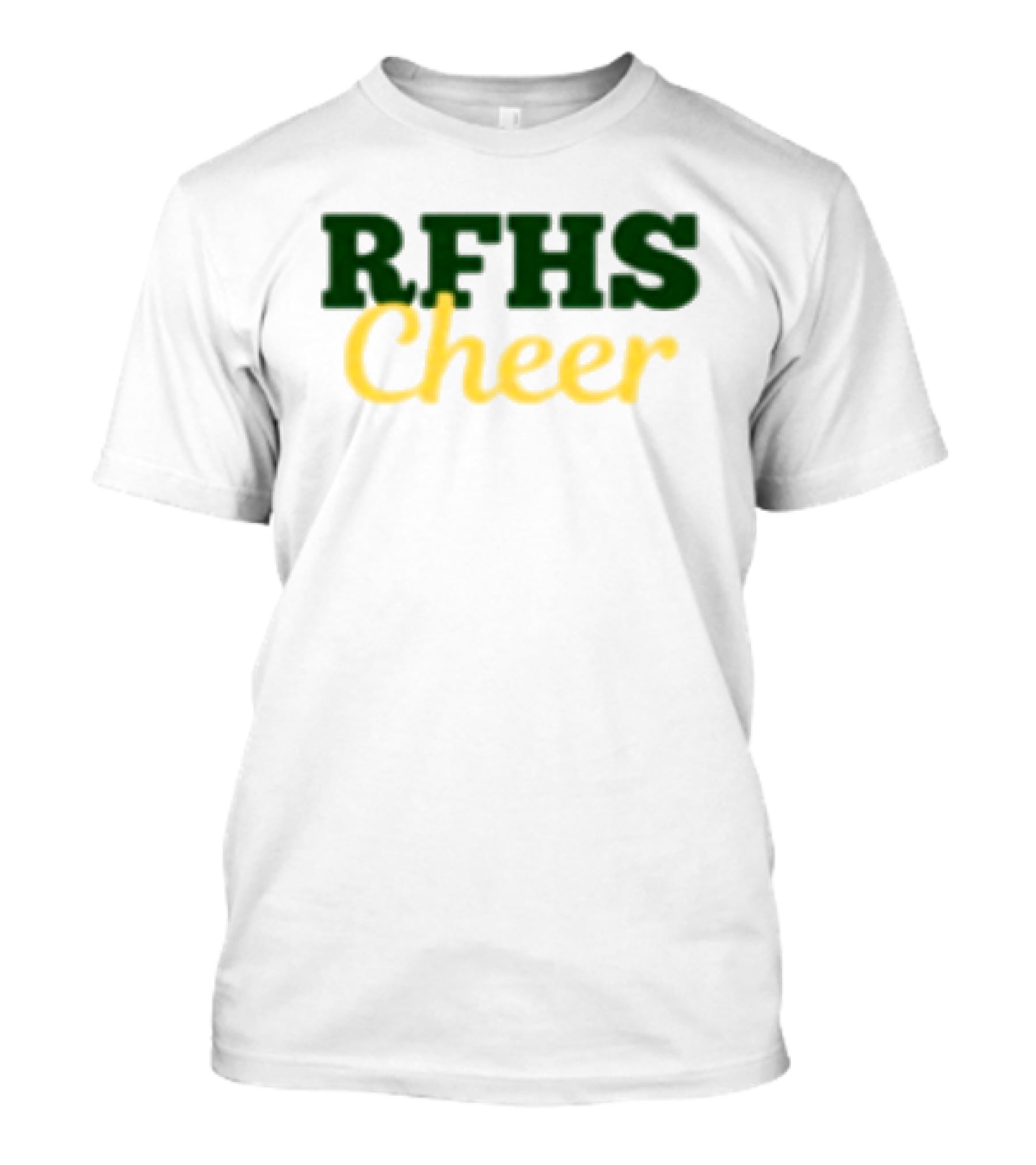 RFHS Cheer Roster Small Front White RF Store T-Shirt