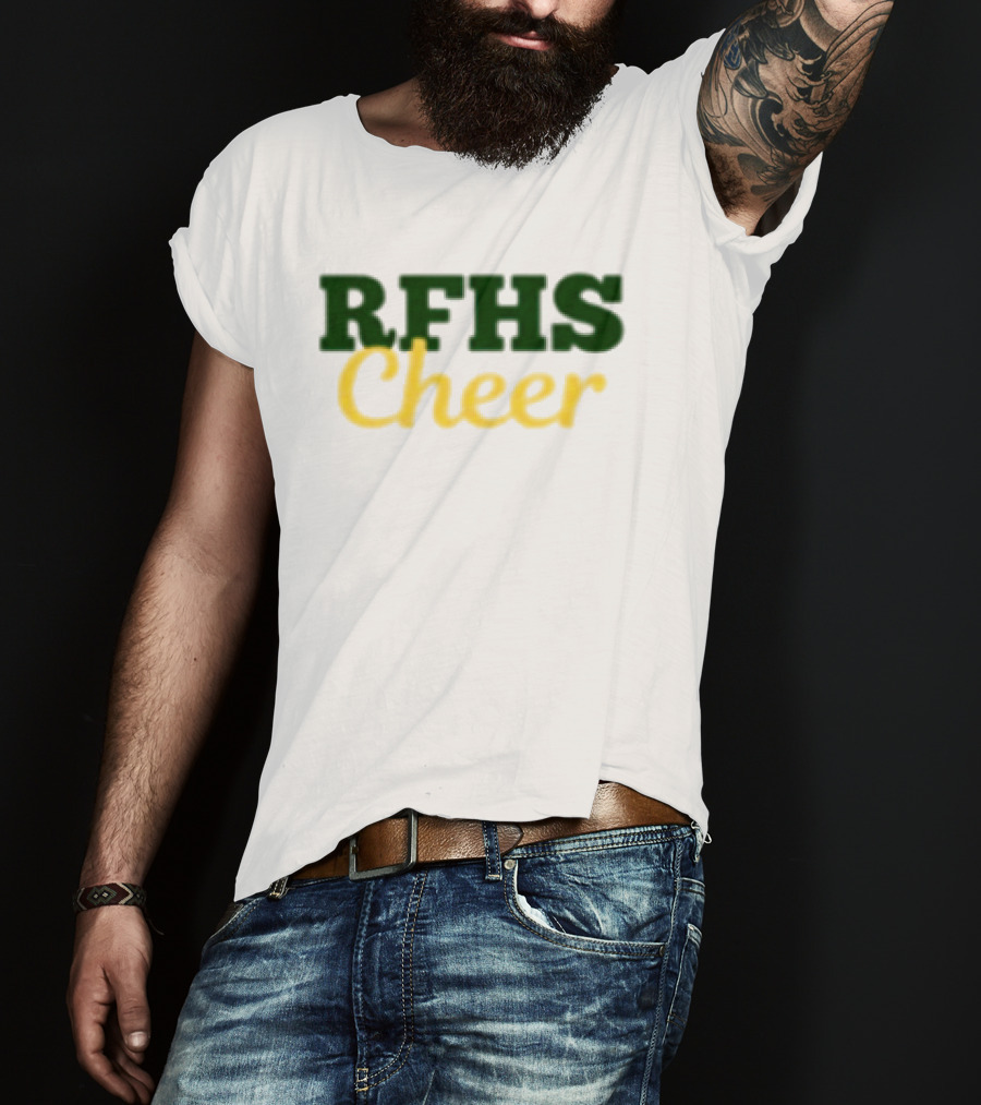 RFHS Cheer Roster Small Front White RF Store T-Shirt