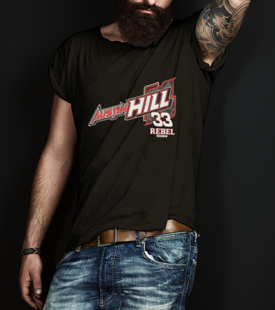 Austin Hill 33 Rebel Racing Team Honoring Our Original Rebel T-Shirt