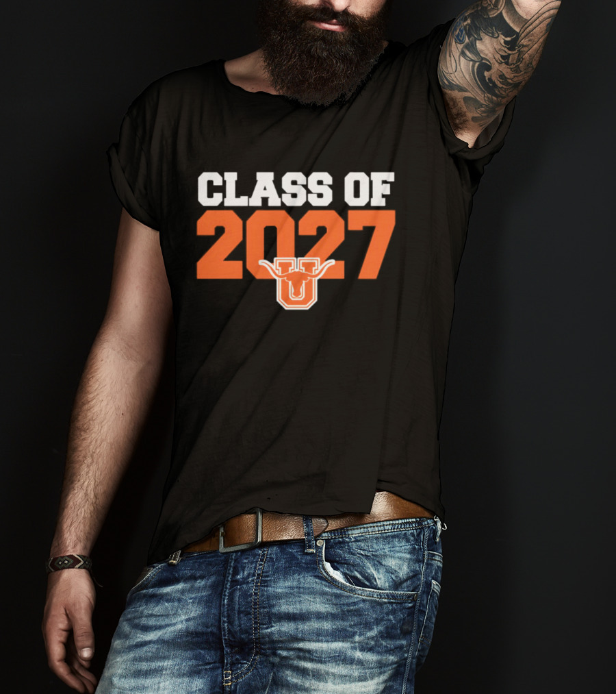 Texas Longhorns Class Of 2027 NCAA Football Longhorn T-Shirt