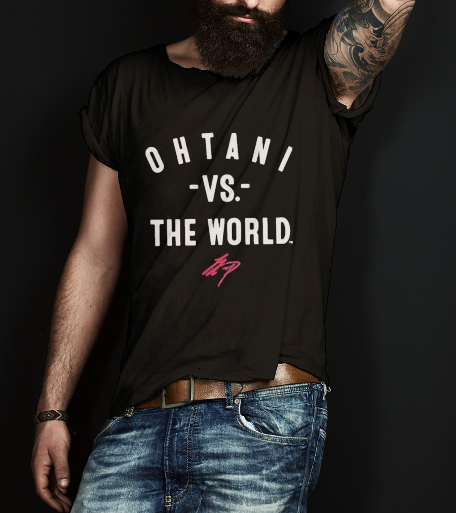 Ohtani Vs. The World Baseball Icon Signature T-Shirt