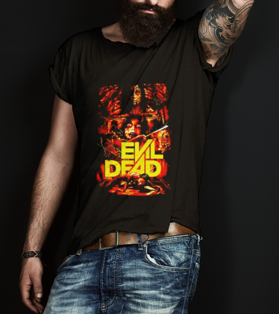 Evil Dead Classic Horror Movie Sam Raimi Iconic Cult T-Shirt