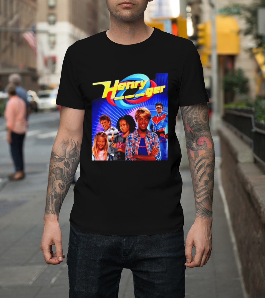 Henry Danger Nickelodeon Kids TV Show Captain Man Superhero Characters T-Shirt