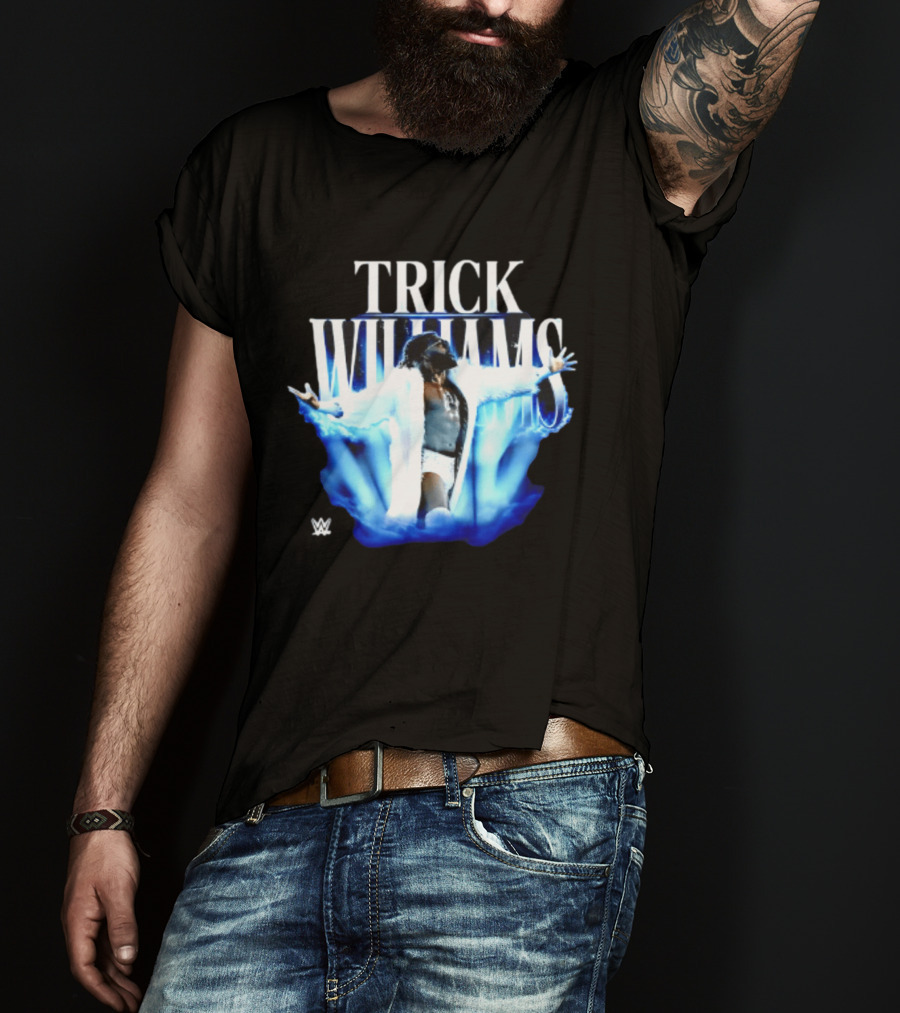 Trick Williams WWE Fur Coat Iconic Entrance T-Shirt