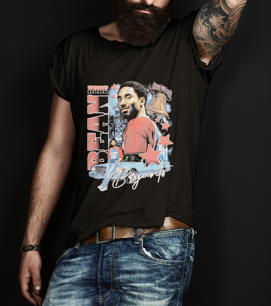 Kobe Bean Bryant Philadelphia Liberty Bell Vintage Style 23 Jersey Retro 76ers T-Shirt